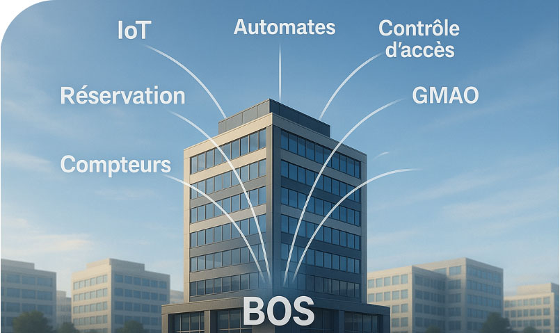 Bâtiment intelligent avec BOS
