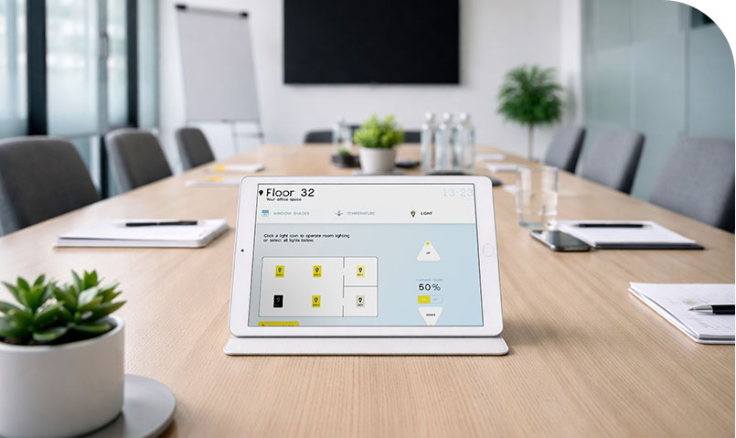 Ecran tactile salle de réunion